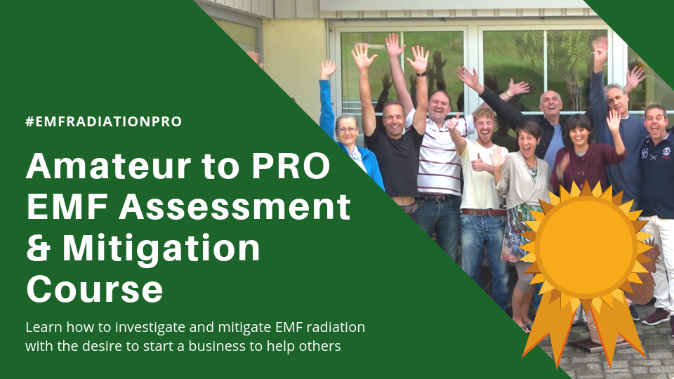 Guided Online Course in PRO-Level EMF Radiation Assessment and Mitigation