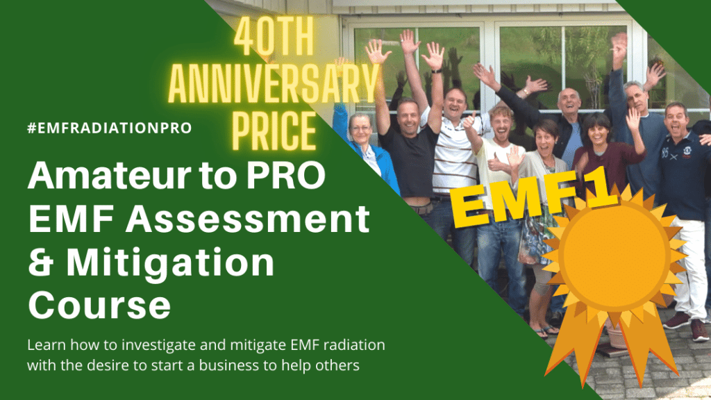 EMF1 GEOVITAL EMF Radiation Assessment and Mitigation consultant training 40 year anniversary price