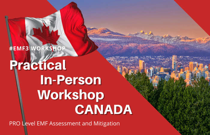 EMF radiation consultant training workshop in Canada with GEOVITAL